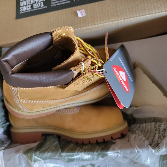TIMBERLAND PREMIUM 6 IN WATERPROOF BOOT WHEAT NUBUCK - Picture 3 of 5